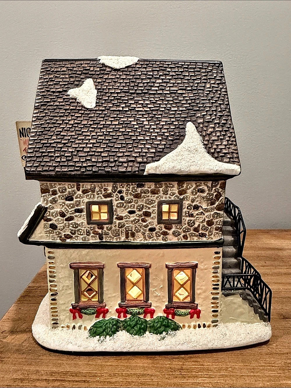 St. Nicholas Square Village Nick's Tavern Lighted Holiday Village Building Decor - Picture 6 of 16